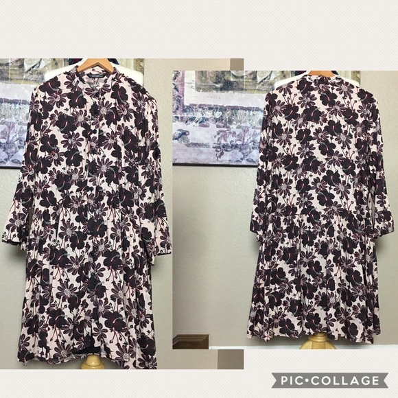 eShakti Floral Boho Prairie Modest Dress X… - Picture 4 of 8